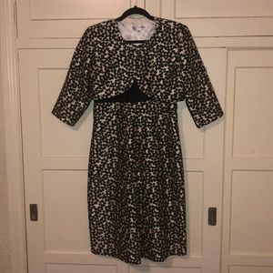 Dress with a mini coat
